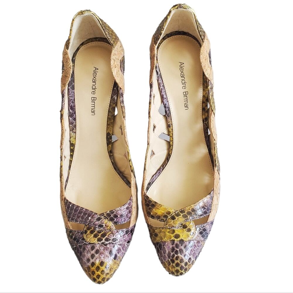 Alexandre Birman Python Platform Pump (7.5) - image 2